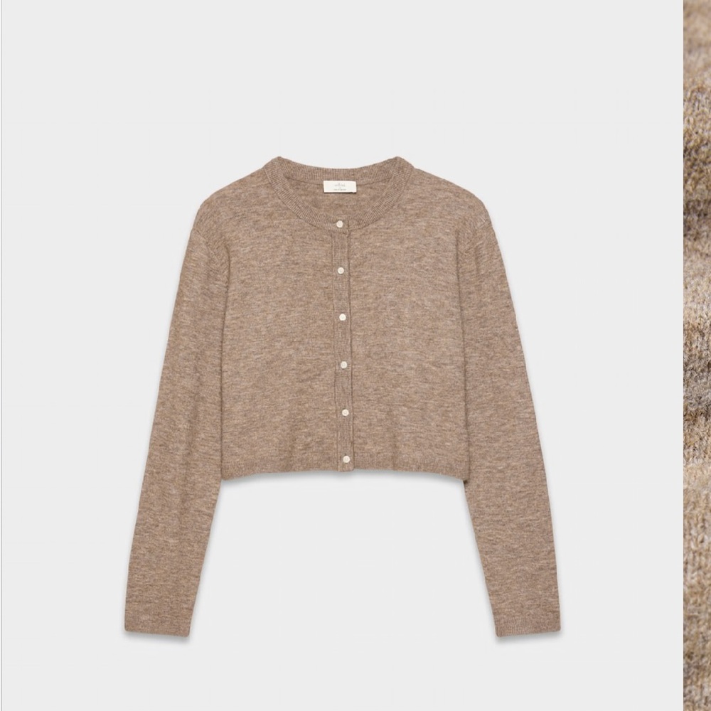 Wilfred Cropped Button Cardigan
